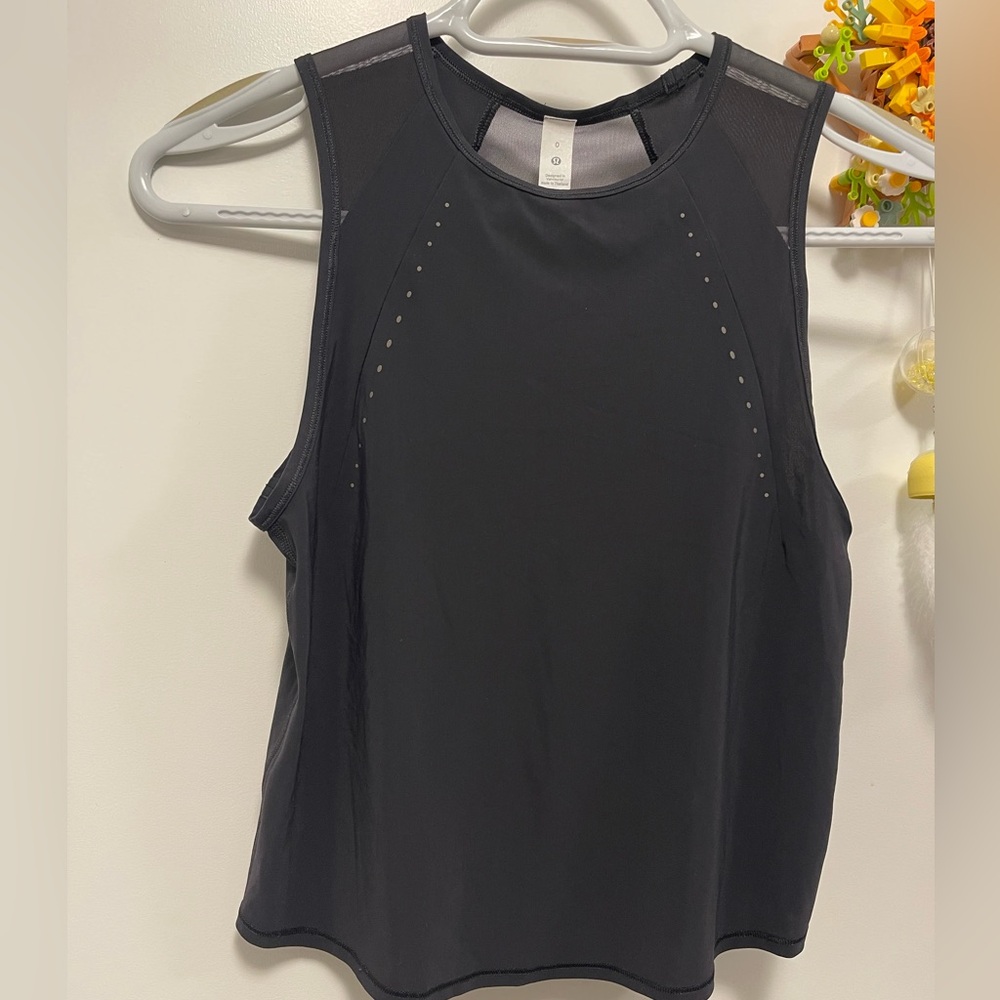 Lululemon, Sculpt Cropped Tank Top, new, Black, Size 0